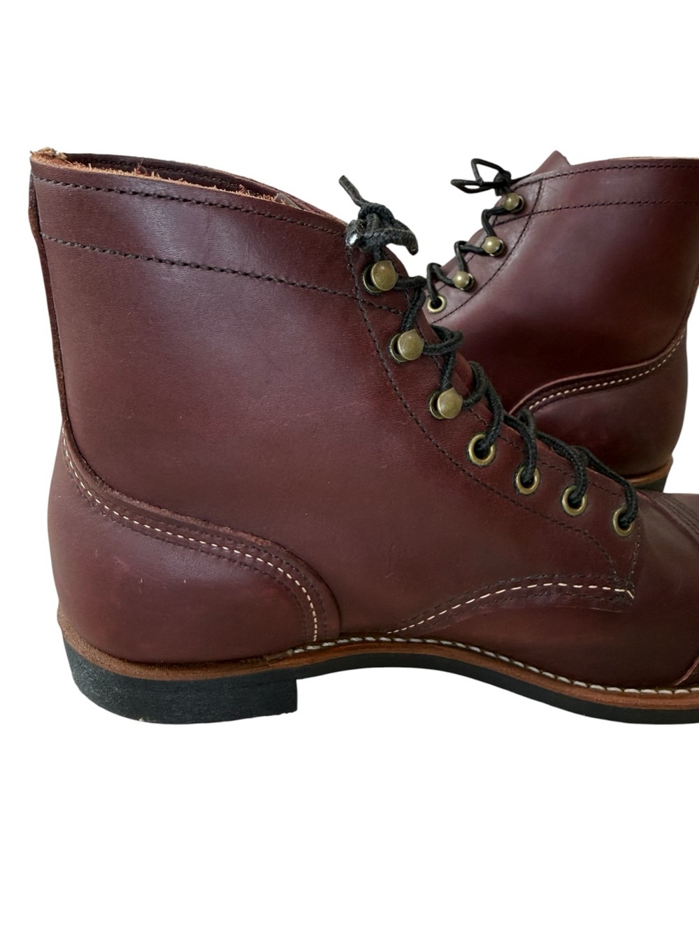 Red Wing Men's Oxblood Iron Ranger 8119 work Boots - Picture 6 of 11